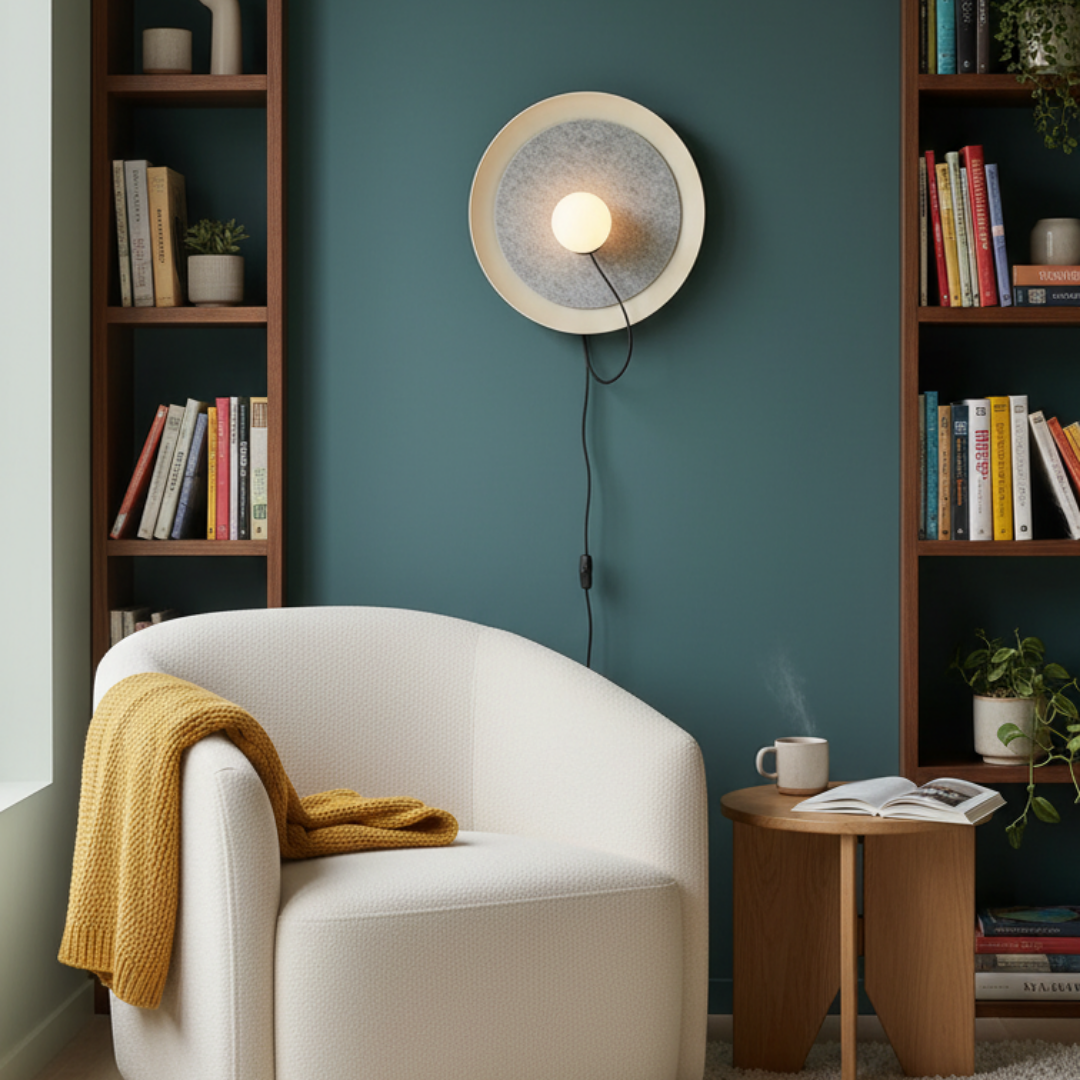 Armonia – Nordic Minimalist PVC Wall Light for Bedroom