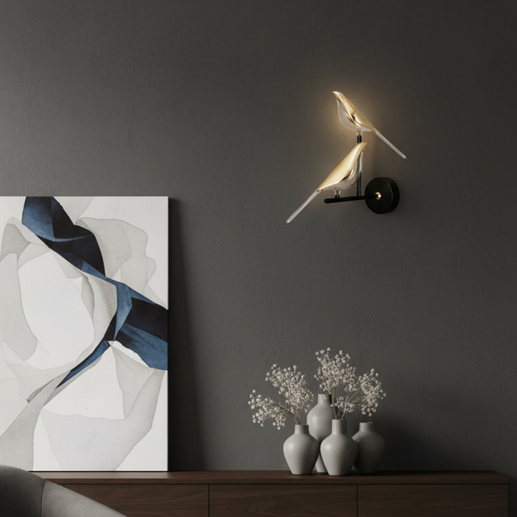 Nature Elegance Wall Light Original Design – Birdy