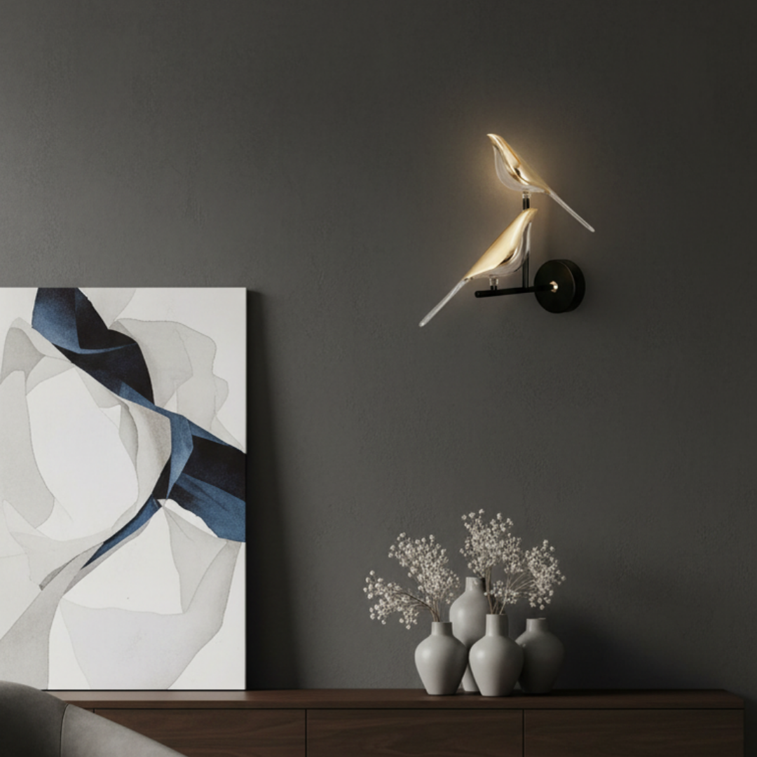 Nature Elegance Wall Light Original Design – Birdy