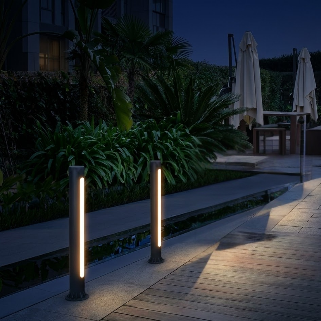 Outdoor wall light in metal and acrylic LED – Azuréos