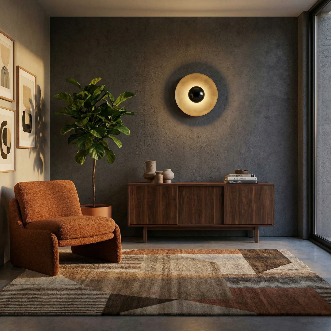 Modern Wall Light Easy Installation and Clean Style – Lunar Eclipse