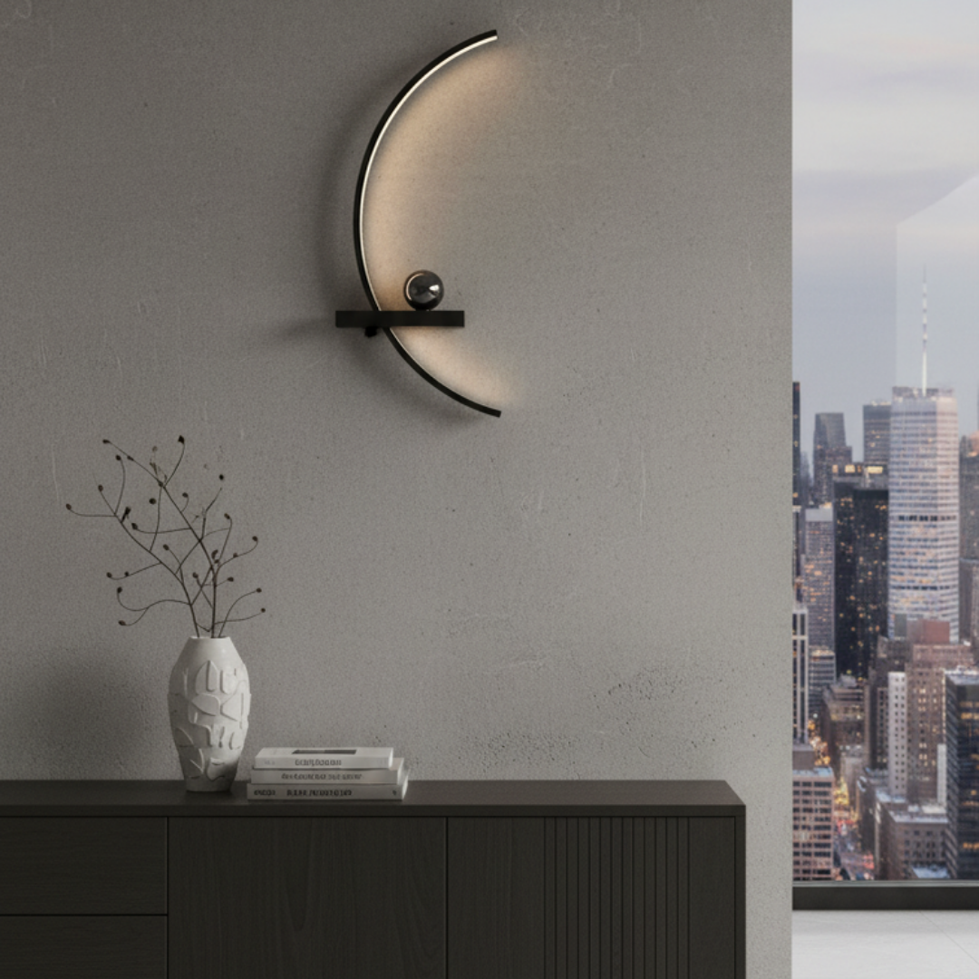 Trendy Indoor Remote Control Elongated Wall Lamp – Arca