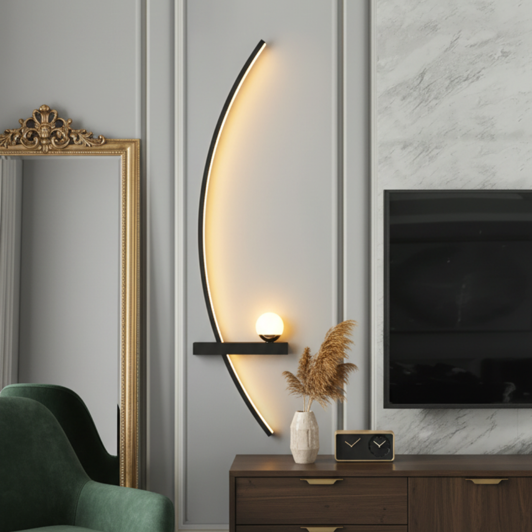 Trendy Indoor Remote Control Elongated Wall Lamp – Arca