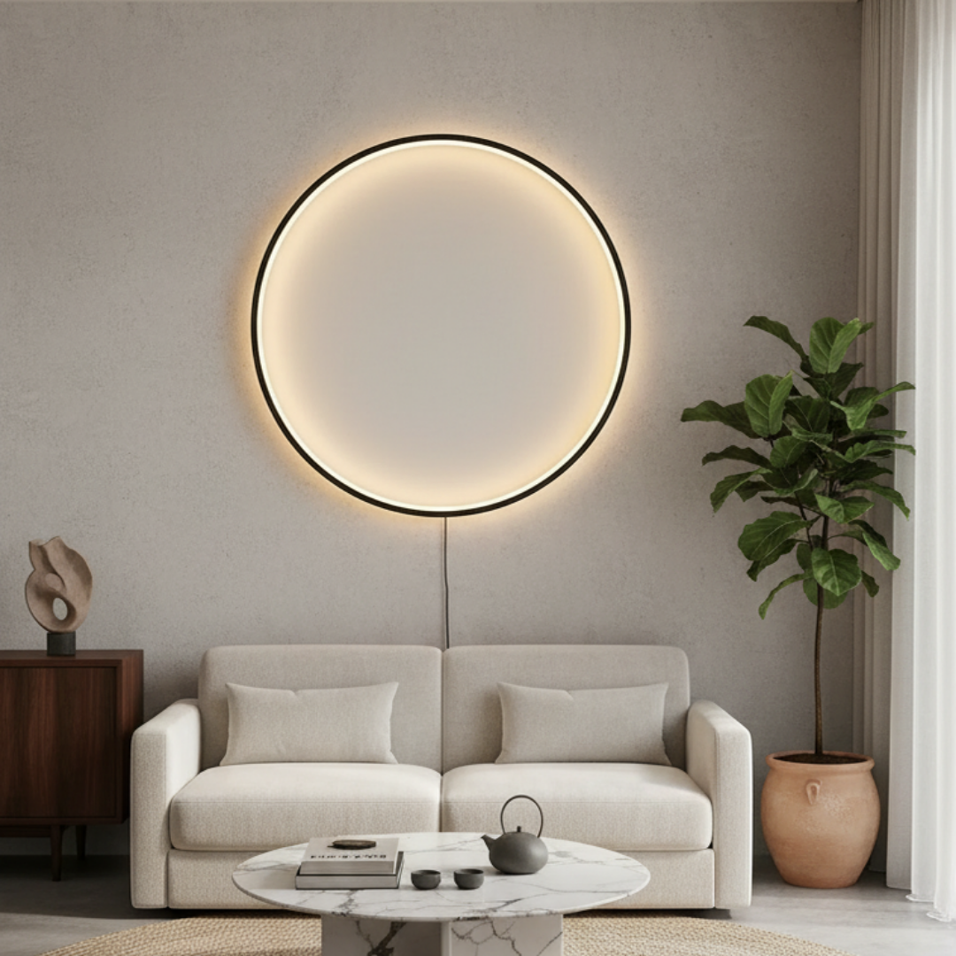 Modern Wall Lamp Light Circle Shape – Cerchio