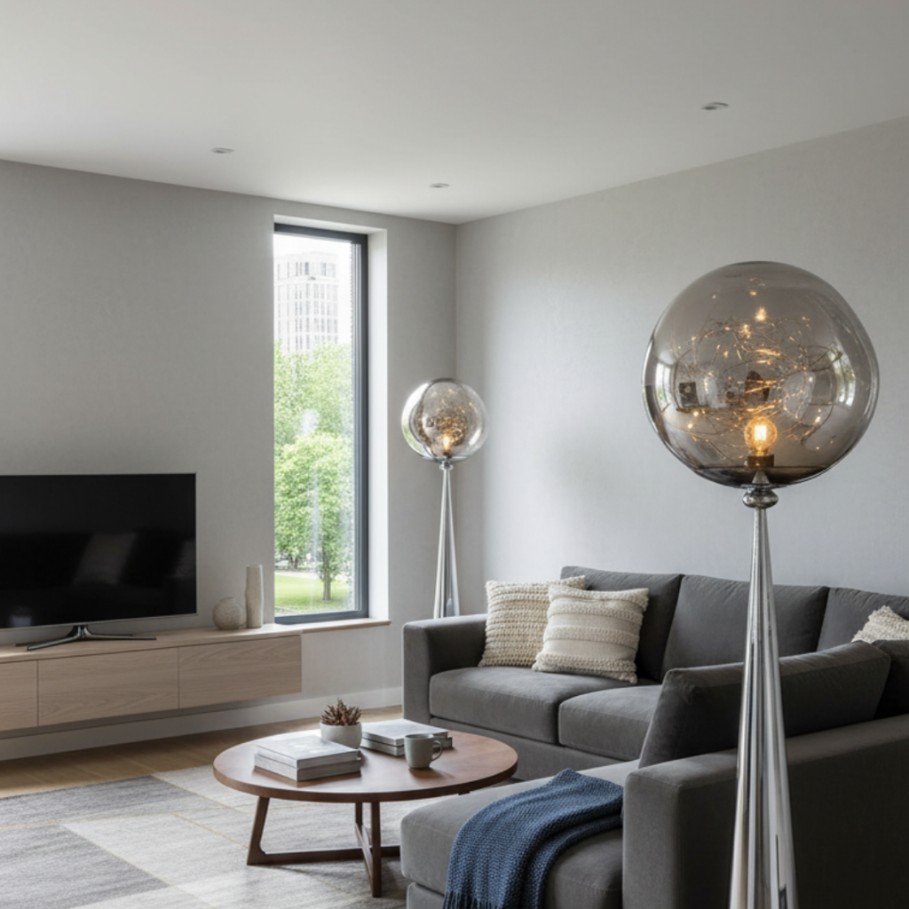 Decorative Lava Ball Floor Lamp Modern Relaxation Style – Lava