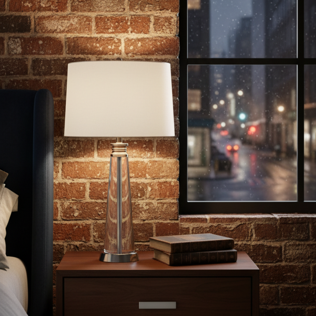 Unique Contemporary and Authentic Style Bedside Lamp – Lunara