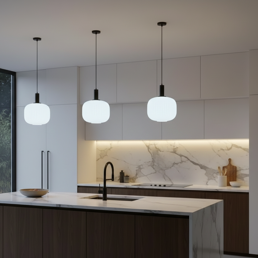 Adjustable pendant lamp retro nordic style elegance-Suspended