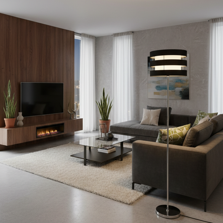 Modern Floor Lamp Matte Finish Timeless Style – Astoria