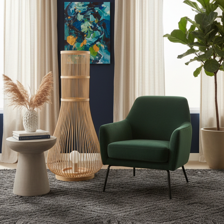 Ecological Floor Lamp Soft Bohemian Ambiance – Célisca