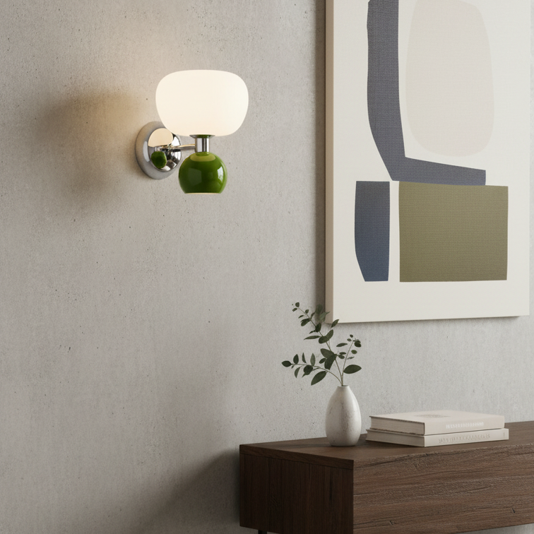 Contemporary Chrome Wall Light Douceur – Astra