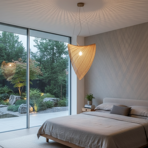 Arboréa Elegant bamboo pendant lamp for living room