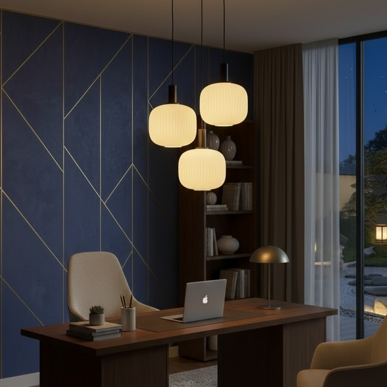 Adjustable pendant lamp retro nordic style elegance-Suspended