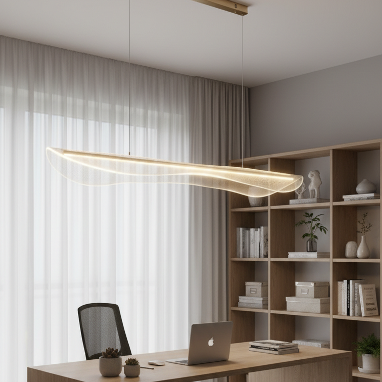 Nordic iron led pendant light for dining room-Oréade