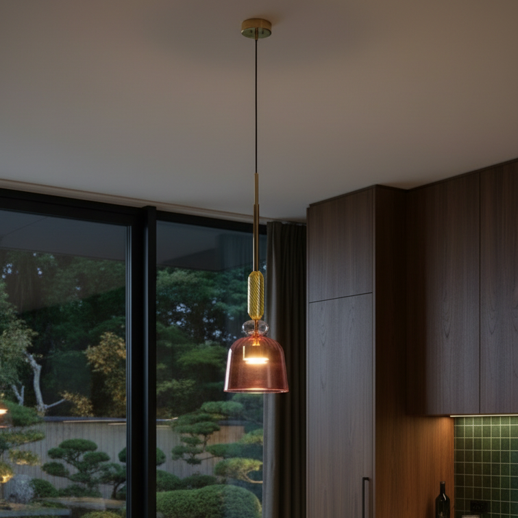 Colorful geometric pendant lamp nordic style-Yura