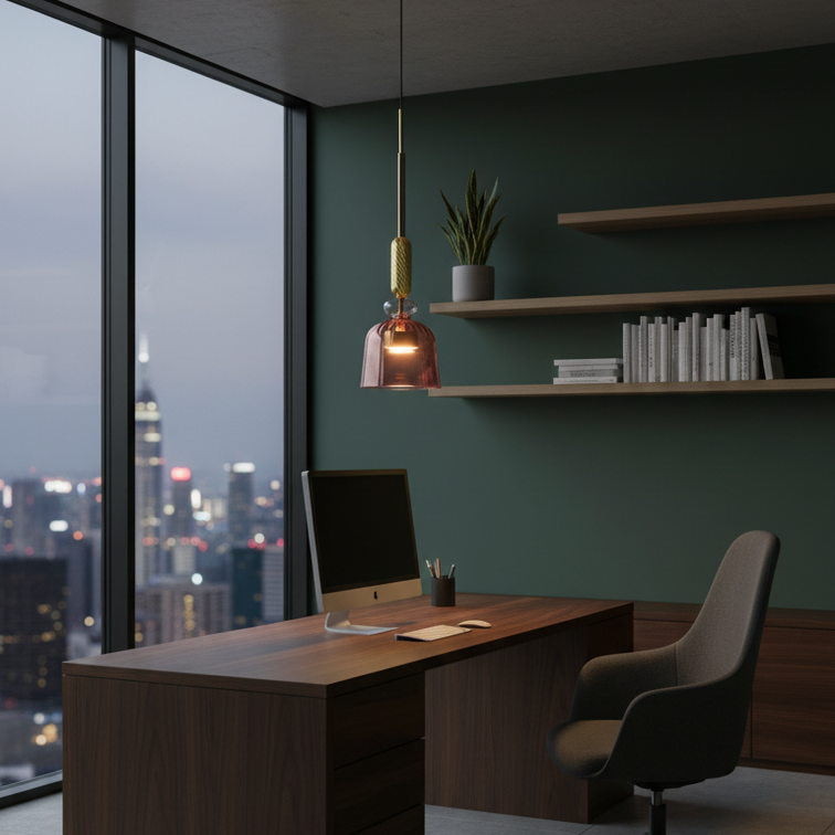 Colorful geometric pendant lamp nordic style-Yura