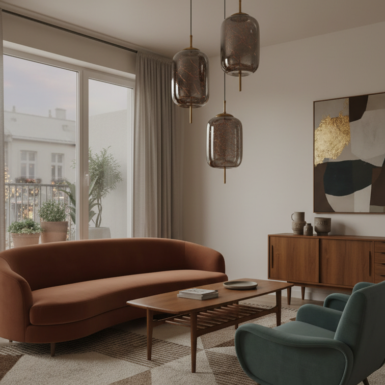 Starry design pendant light noble materials fine ambiance-Calista