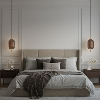 Starry design pendant light noble materials fine ambiance-Calista
