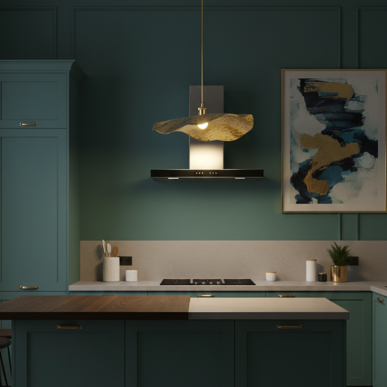 Modern pendant light with artistic shape and energy-efficient led-Lumina Wave