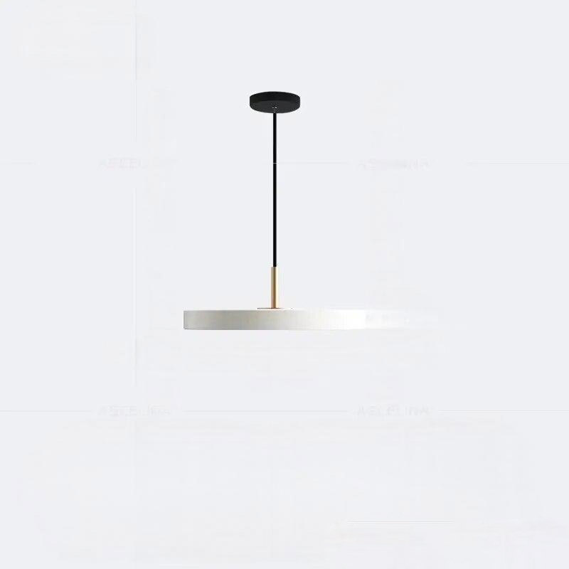 Hanging lamp flat shape adjustable ambiance-Discus