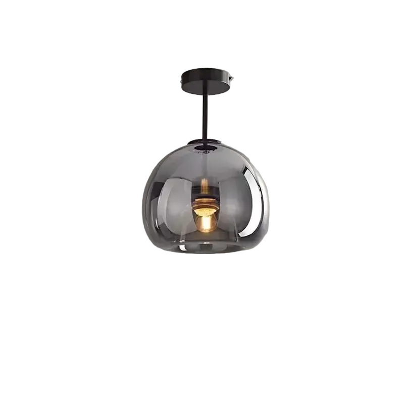 Durable ceiling light with metal halide lamp included  -Oval