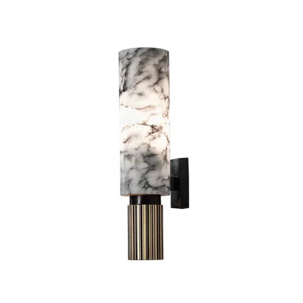Contemporary Design Alabaster Marble Wall Sconce & Copper – Alabaster