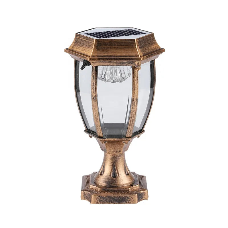 Outdoor Solar Table Lamp in Aluminum – Callistoria