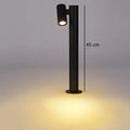 Modern aluminum garden lamp post – Sylvaria