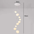 Modern alloy chandelier for living rooms and stairs- Orialys
