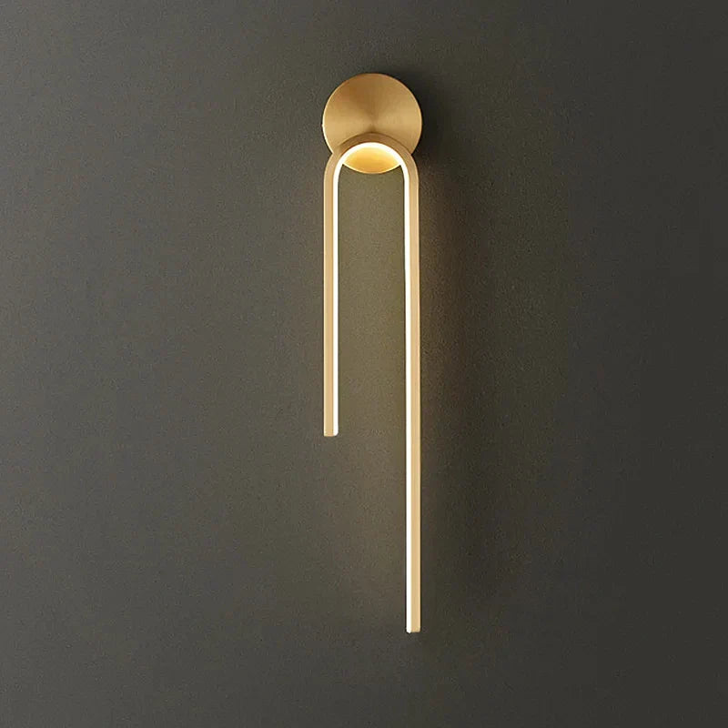 Low-Oriented Modern Metal LED Wall Light – Saline