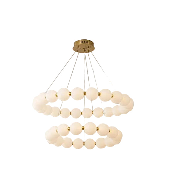 Designer suspended ceiling light with energy efficient led-Stratos