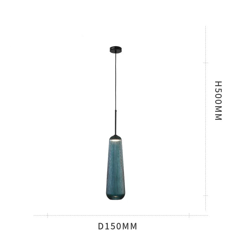 Alumina – Colored Glass Pendant Light for Living Room