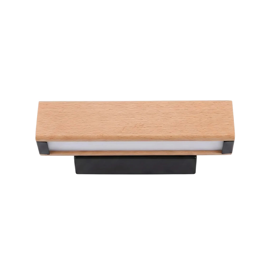 360° rotating wooden wall light for bedroom – Serenalo