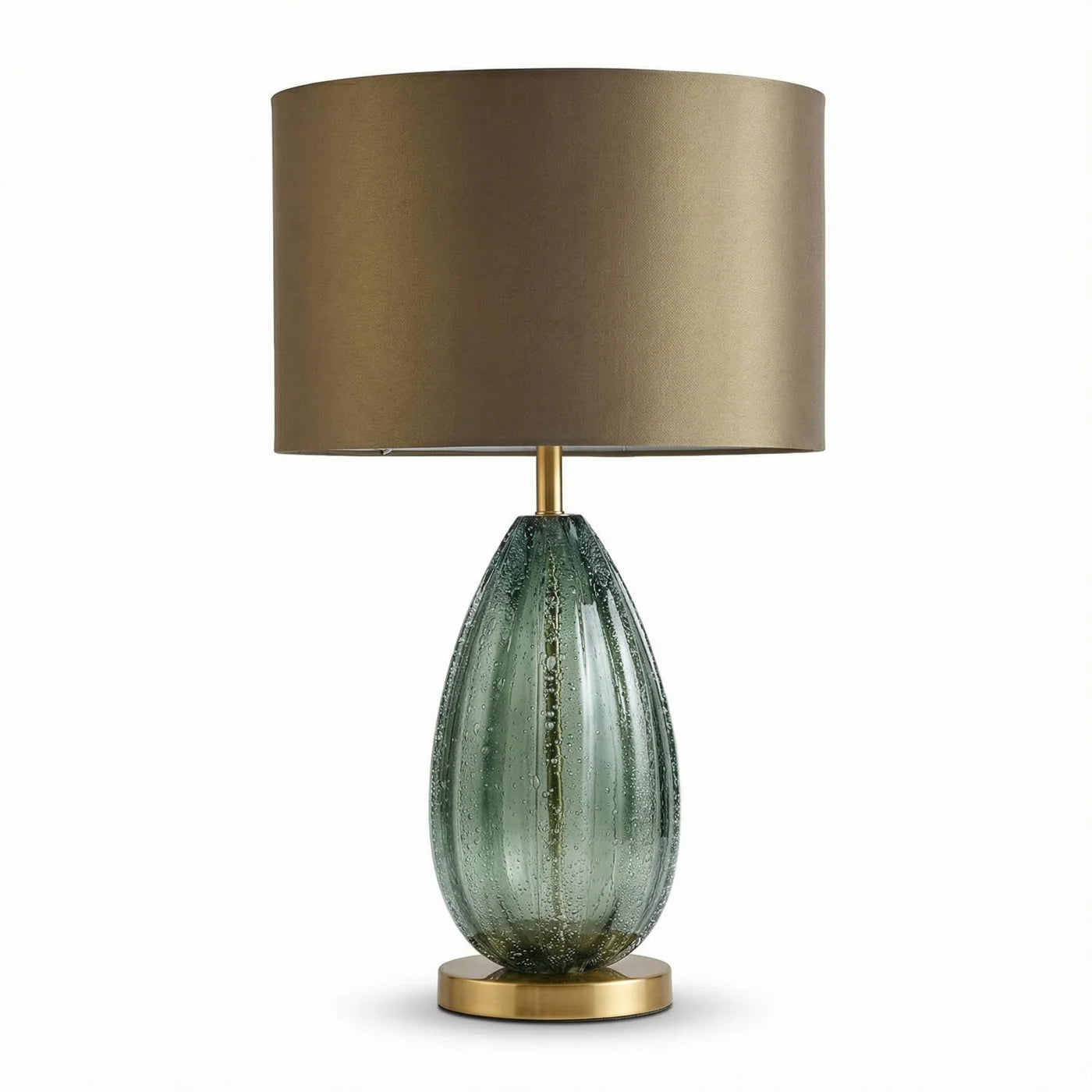 Bedside Lamp Glass Metal Vintage Design – Ulmos