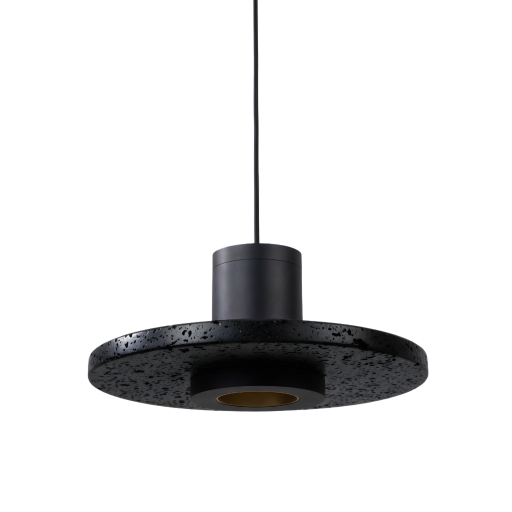Noctar – Minimalist Black Pendant Light for Bedroom