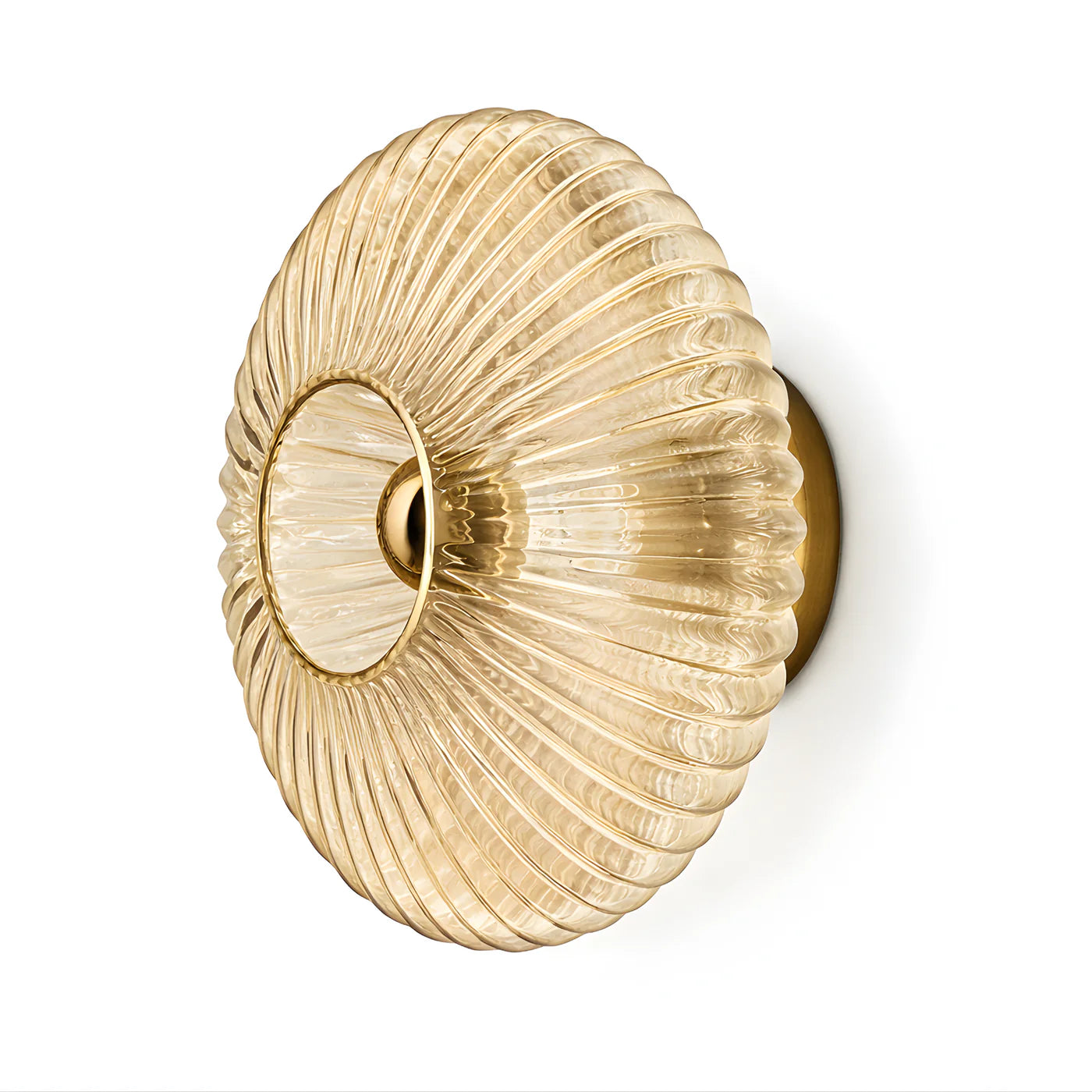 Elegant Glass Stone Wall Lamp – Éclira
