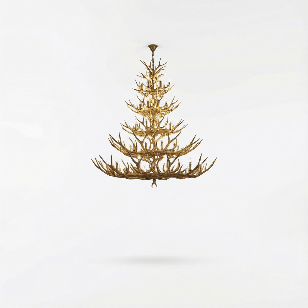 Floreo – Refined Botanical Style Ceiling Chandelier