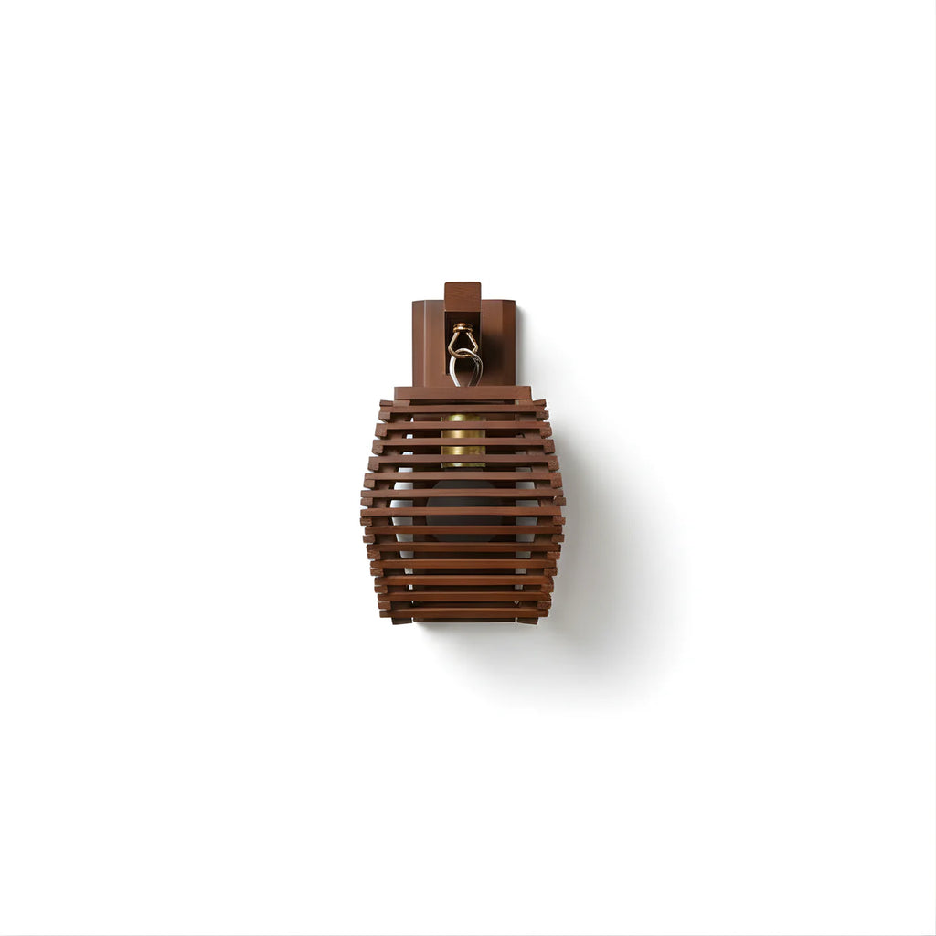 Bamboo and Rattan Wall Sconce – Bamboo
