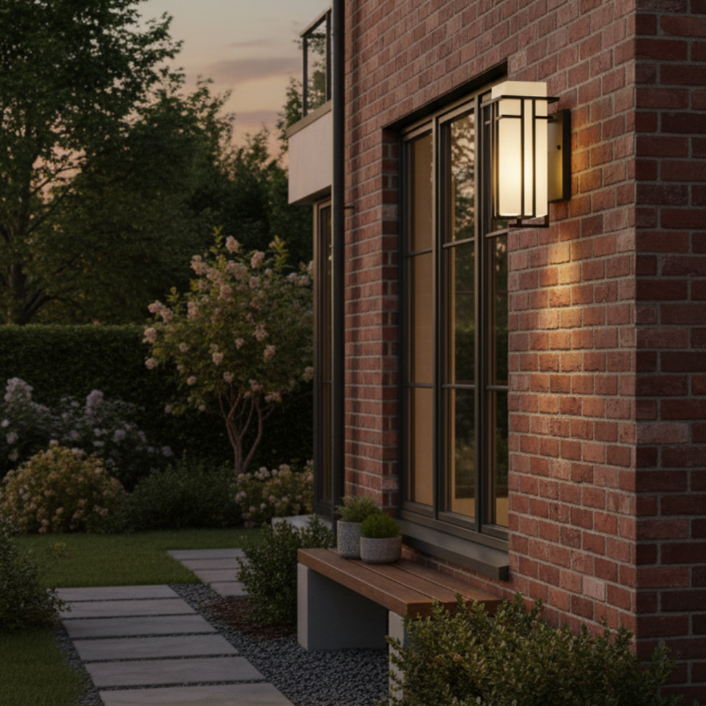 Vintage iron outdoor wall light – Feriona