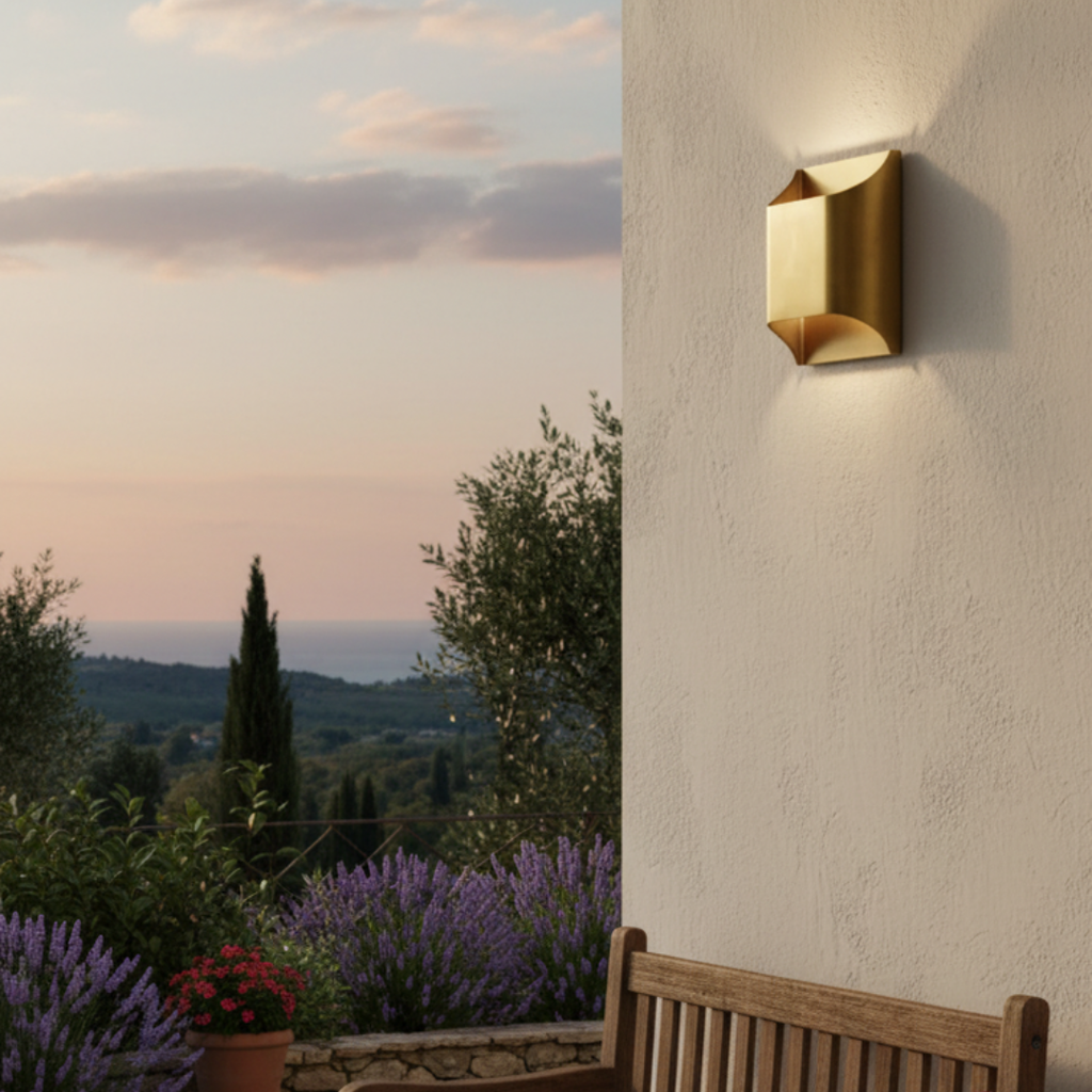 Copper wall sconce – Altarion