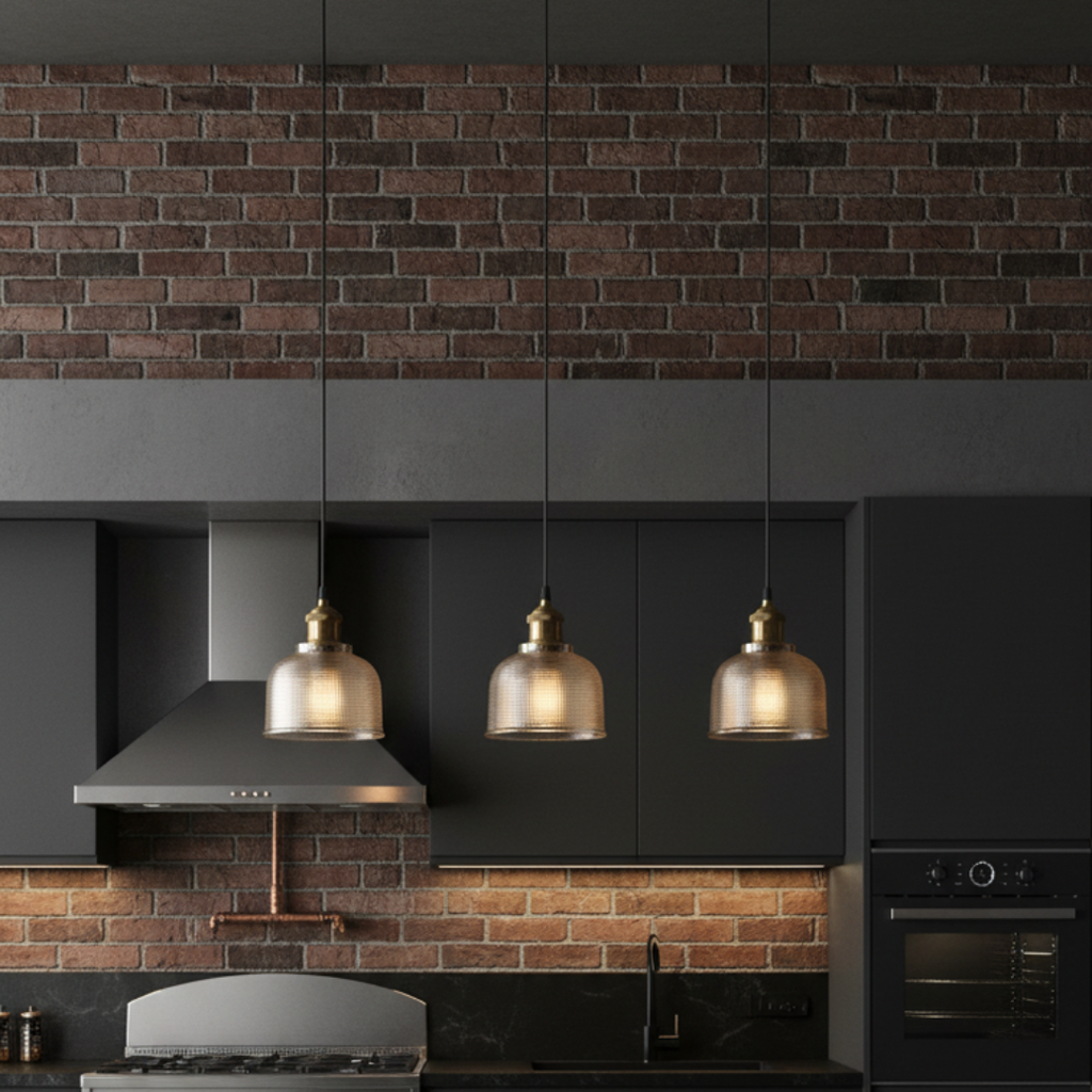 Colored glass pendant light for dining room-Arcanthe