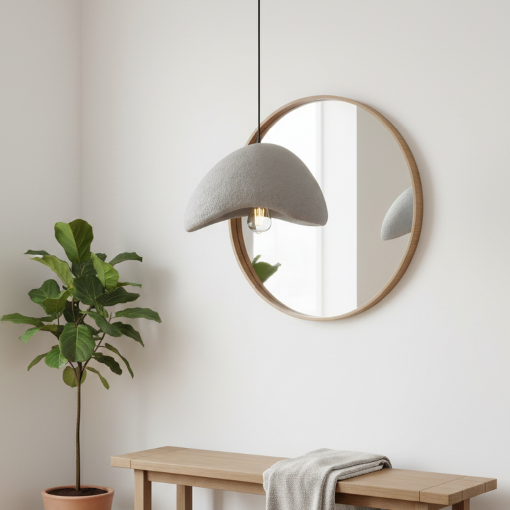 Nordic white designer pendant lamp for a soothing ambiance-Pura