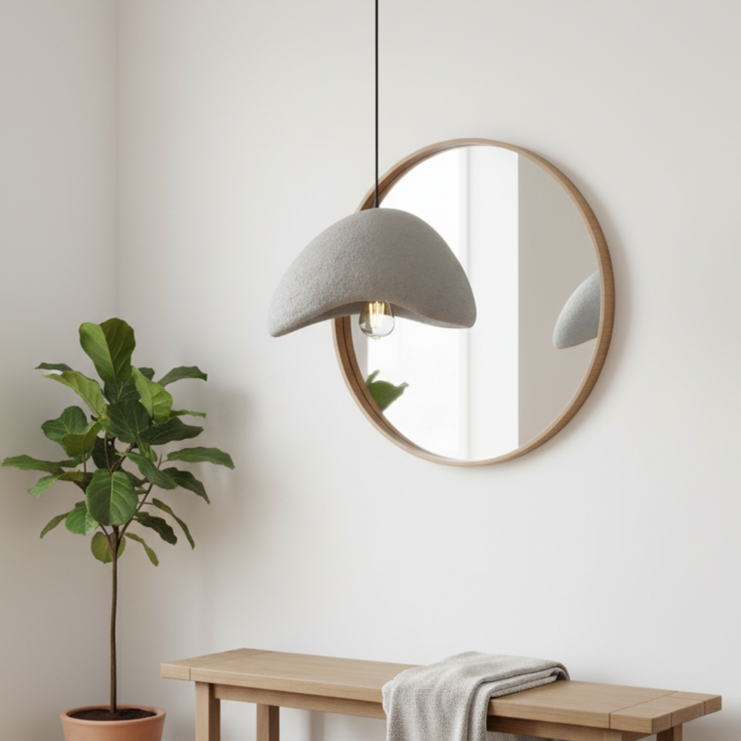 Nordic white designer pendant lamp for a soothing ambiance-Pura