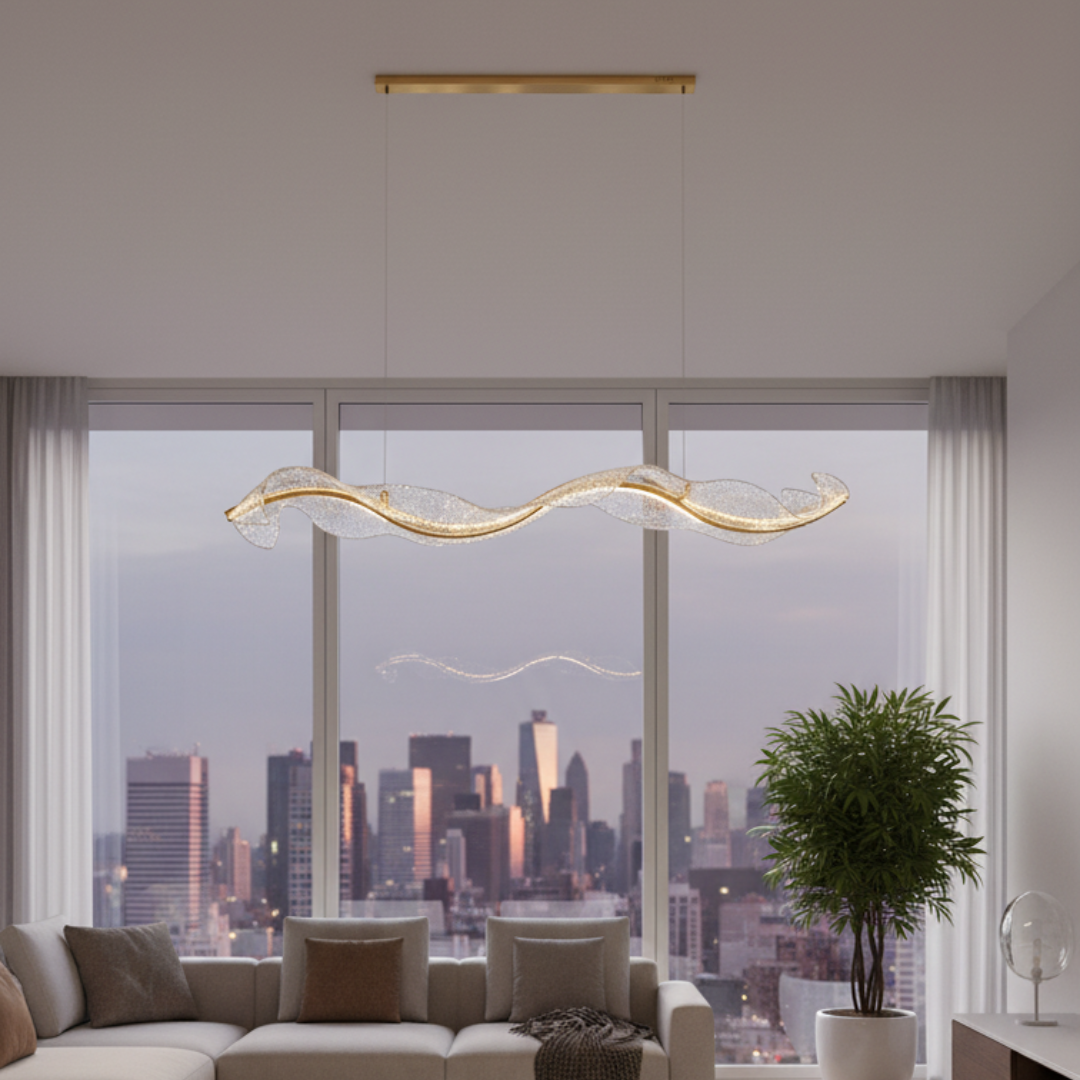 Polished chrome suspension high-end design-Lira